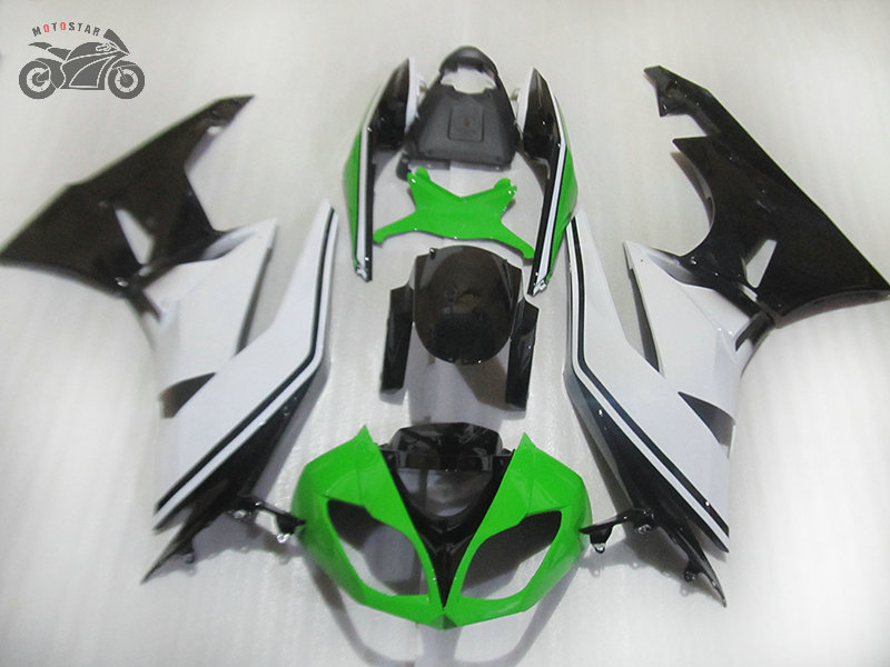 Motorcycle Chinese fairings for KAWASAKI NINJA ZX-6R 2009 2010 2011 2012 white green Chinese fairing bodywork 2009-2012 ZX6R ZX 6R 636 ZX636, Same as the picture
Motorcycle Chinese fairings for KAWASAKI NINJA ZX-6R 2009 2010 2011 2012 white green Chinese fairing bodywork 2009-2012 ZX6R ZX 6R 636 ZX636, Same as the picture