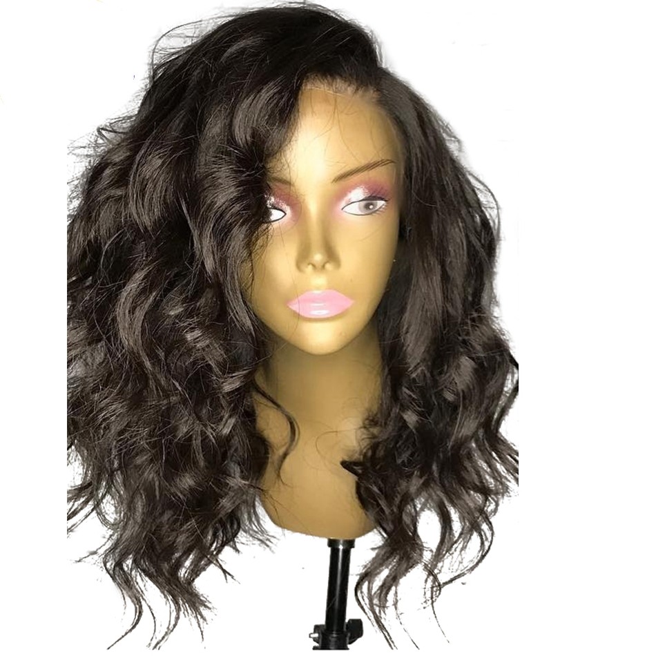 Oulaer Glueless 13x6 Front Lace Wigs Human Hair With Baby Hair Wavy Peruvian Non-remy Pre Plucked Natural Hair 150% Density, Natural color
Oulaer Glueless 13x6 Front Lace Wigs Human Hair With Baby Hair Wavy Peruvian Non-remy Pre Plucked Natural Hair 150% Density, Natural color