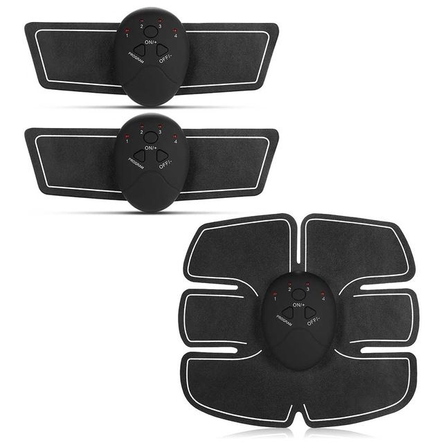 EMS Abdominal Muscle Trainer Massage Stimulator Exercise Slim Body Vibration Machine Loss weight Smart Fitness Equipment