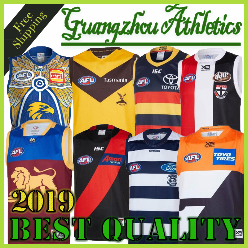 2019 2020 Collingwood Magpi Jilang Cat Brisbane Lions Club Giants Sydney Swans HOME Rugby Jerseys AFL jersey singlet League shirt vest s-3xl, Yellow
2019 2020 Collingwood Magpi Jilang Cat Brisbane Lions Club Giants Sydney Swans HOME Rugby Jerseys AFL jersey singlet League shirt vest s-3xl, Yellow