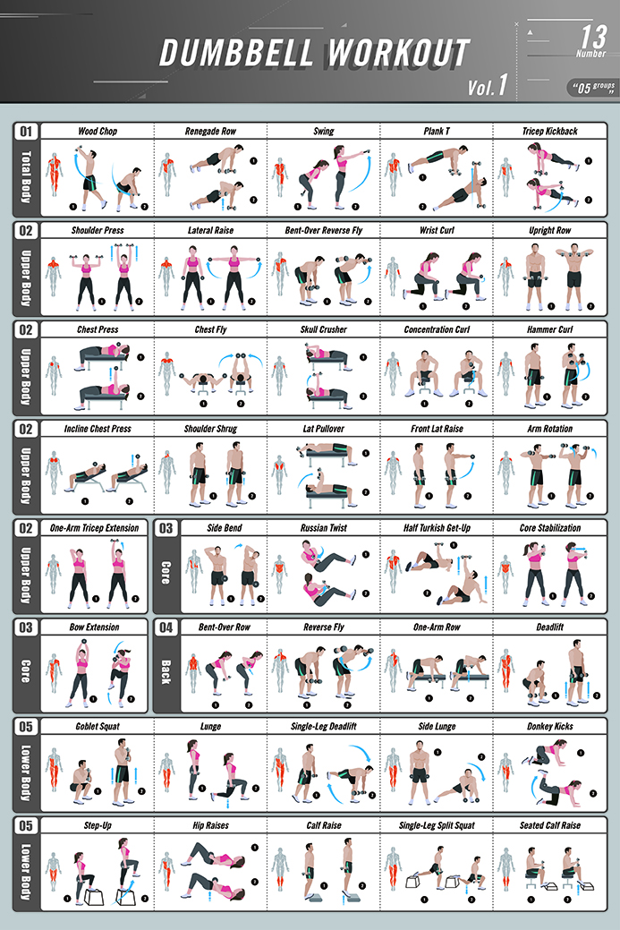 Dumbbell Workout Ex… - image