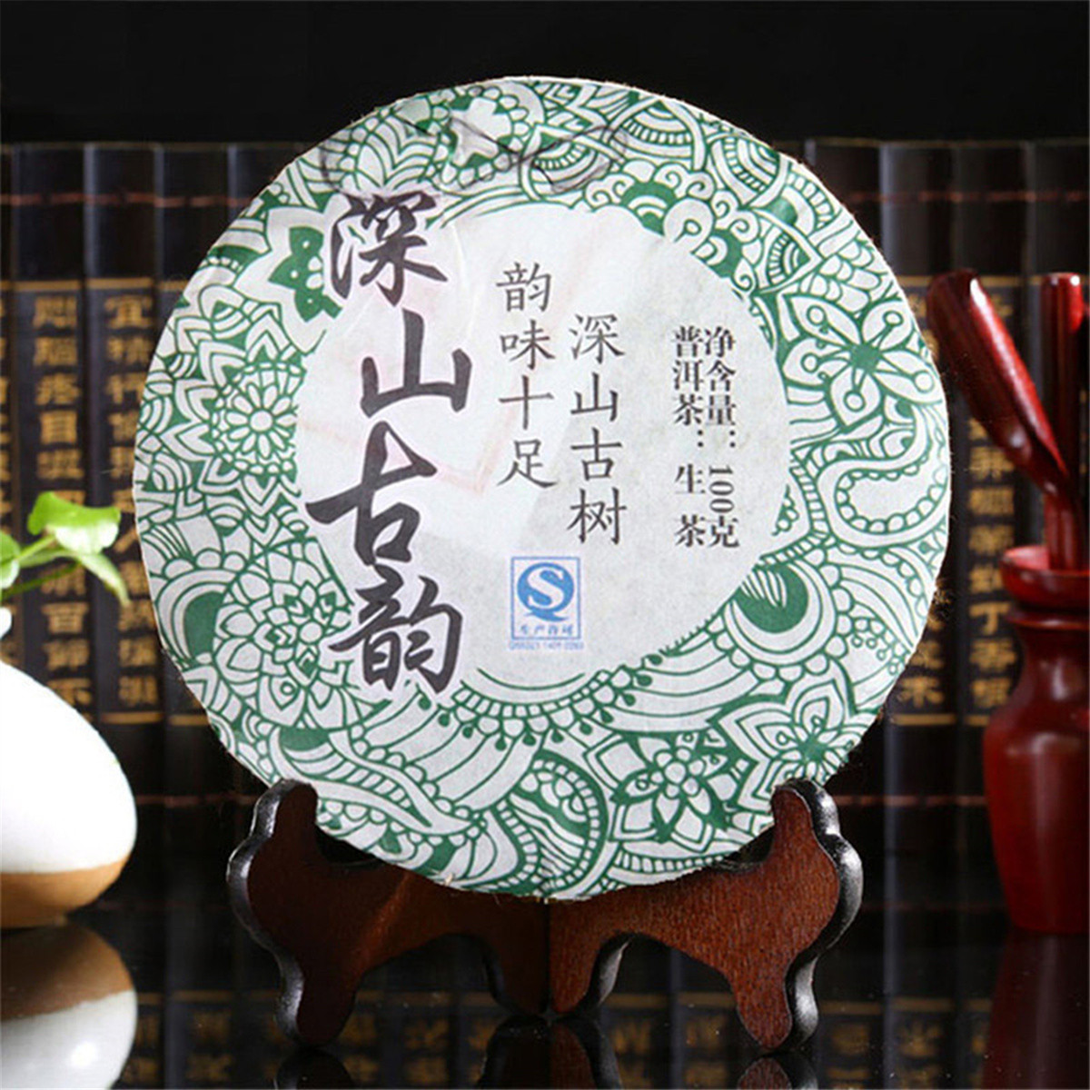 100g Raw Pu Er Tea Cake Deep mountain Ancient rhyme Original Puer Tae Organic Natural Puerh Green Food Old Tree Puer Promotion
100g Raw Pu Er Tea Cake Deep mountain Ancient rhyme Original Puer Tae Organic Natural Puerh Green Food Old Tree Puer Promotion