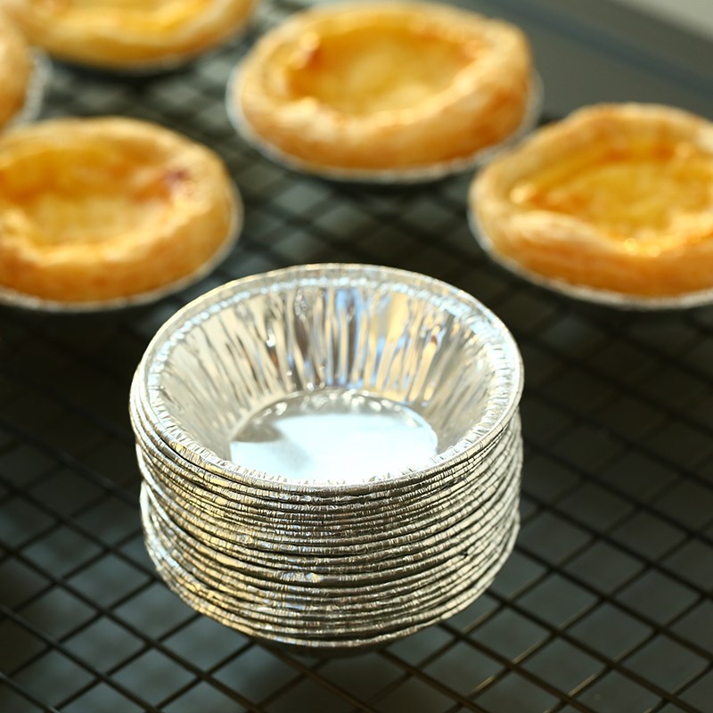 250 Pcs Disposable Aluminum Foil Cups Baking Bake Muffin Cupcake Tin Mold Round Egg Tart Tins Mold Mould