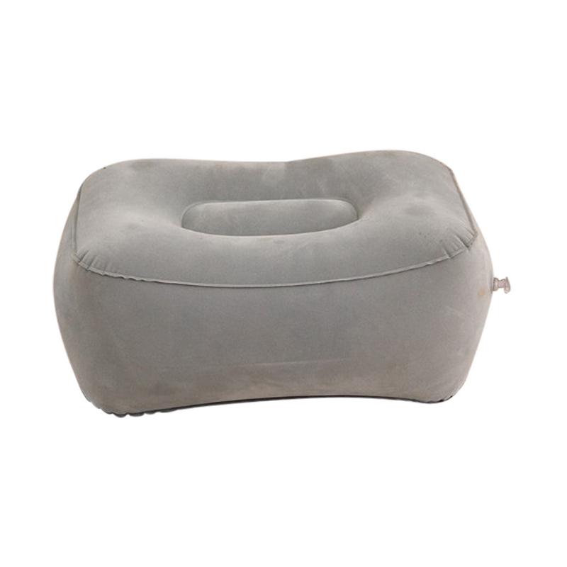 Useful Inflatable Portable Travel Footrest Pillow Plane Train Kids Bed Foot Rest Pad PVC For Travel Massage Car