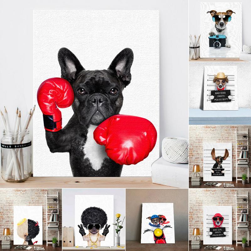 Nordic Style Boxing Dog Canvas No Frame Art Print Painting Poster Funny Cartoon Animal Wall Pictures for Kids Room Decoration
Nordic Style Boxing Dog Canvas No Frame Art Print Painting Poster Funny Cartoon Animal Wall Pictures for Kids Room Decoration