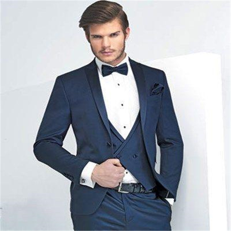 Brand New One Button Groom Tuxedos Black Best Man Suit Notch Lapel Groomsman Men Wedding Suits Jacket + Pants + Vest, Picture style3
Brand New One Button Groom Tuxedos Black Best Man Suit Notch Lapel Groomsman Men Wedding Suits Jacket + Pants + Vest, Picture style3