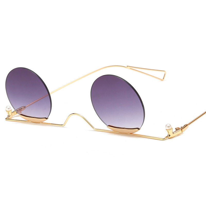 Unique Rimless Round Sunglasses Women Sun glasses Small Vintage Retro Clear Pink Designer Glasses Thin Metal Eyewear, White;black
Unique Rimless Round Sunglasses Women Sun glasses Small Vintage Retro Clear Pink Designer Glasses Thin Metal Eyewear, White;black
