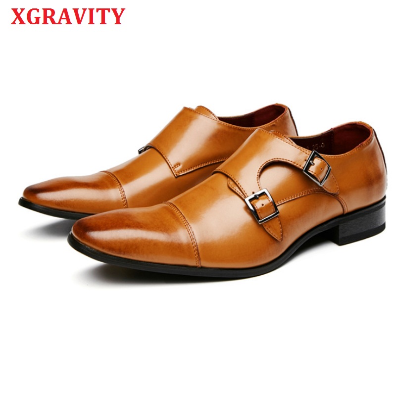 XGRAVITY New Spring Men's Leather Formal Shoes Lace Up dress shoes Oxfords Fashion Elegant work Footwear A167, Beige
XGRAVITY New Spring Men's Leather Formal Shoes Lace Up dress shoes Oxfords Fashion Elegant work Footwear A167, Beige