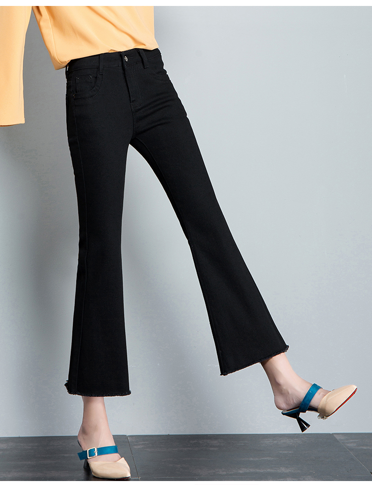 Black The New Bell Bottoms Joker Burrs Bootleg Cowboy Pants High Waist And Buttock Elastic Panty
Black The New Bell Bottoms Joker Burrs Bootleg Cowboy Pants High Waist And Buttock Elastic Panty