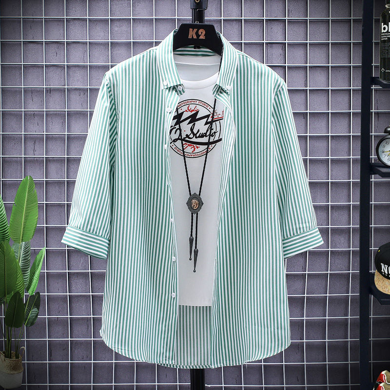M- Men Shirts New Summer Korean-Style Plus Size Men Shirts Casual Striped Shirt Thin Shirt, 306
M- Men Shirts New Summer Korean-Style Plus Size Men Shirts Casual Striped Shirt Thin Shirt, 306