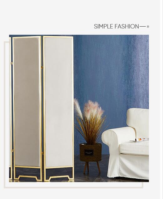 Screen folding mobile partition Room Dividers Ins Nordic screens European simple small family bedroom shelter