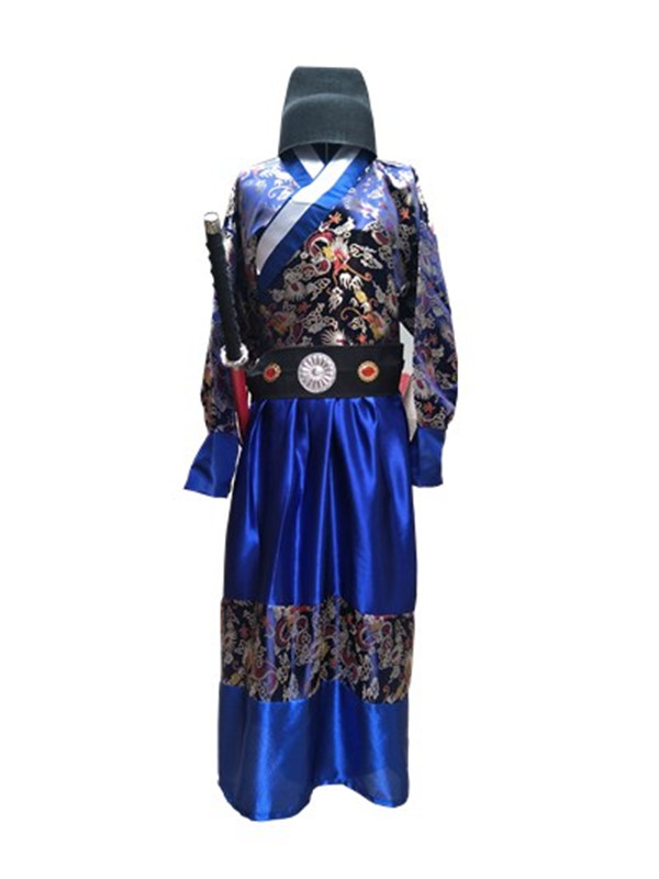 China Ming Dynasty imperial guards uniform Embroidered Dragon Clothes Men Antique Fighter Clothes Ancient Police officer Costume