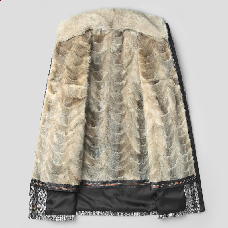 Coat Real Parka Men's Winter Jacket Men Natural Wool Coats Luxury Warm Jackets Plus Size Veste Homme MY2997, Gray
Coat Real Parka Men's Winter Jacket Men Natural Wool Coats Luxury Warm Jackets Plus Size Veste Homme MY2997, Gray