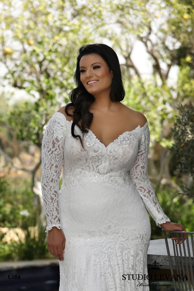 2020 Mermaid Dresses Long Length Zipper Tulle Lice Applique Wedding Gowns Sweep Train V Neck Bridal Gown