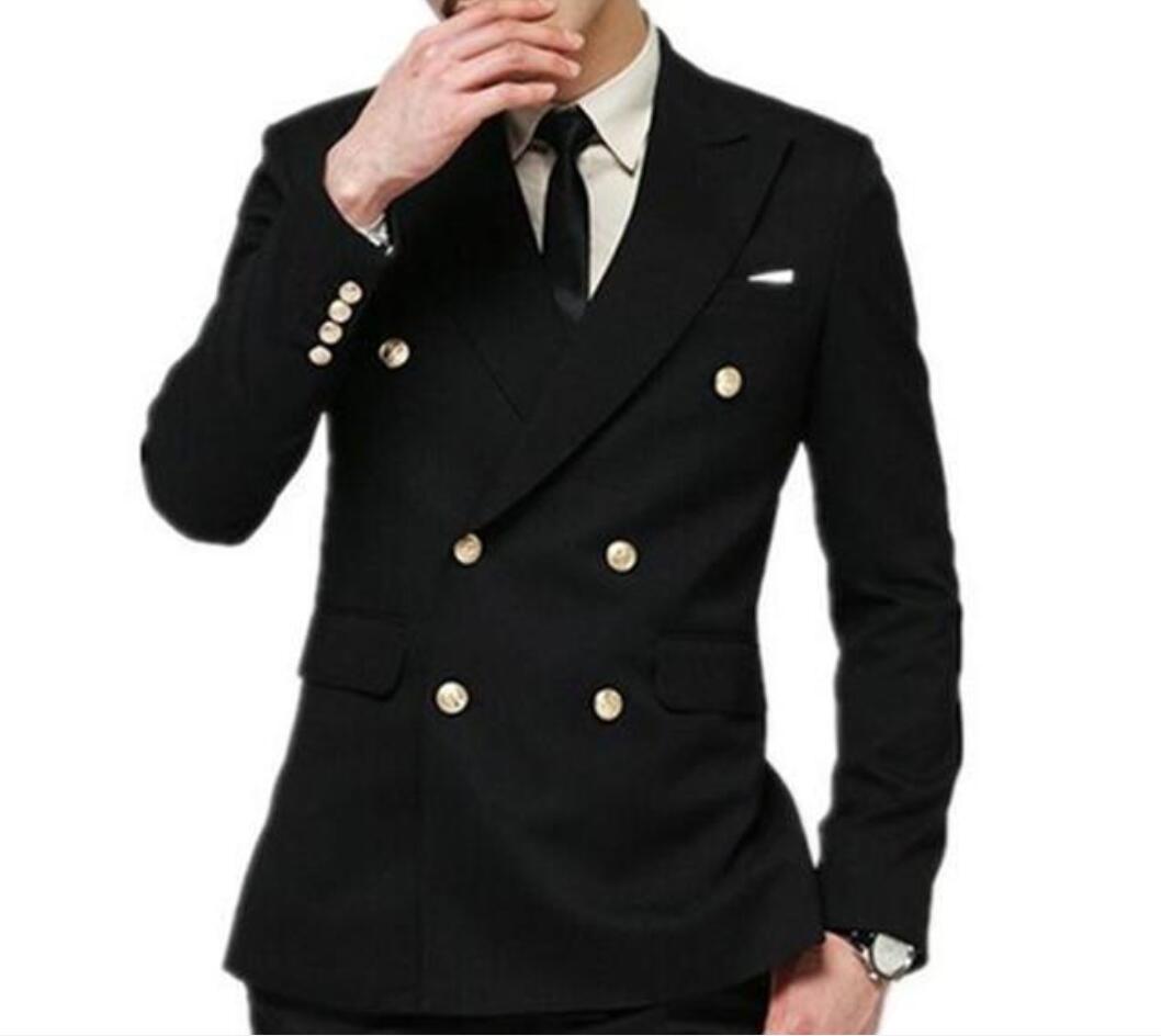 Double Breasted Black Groom Tuxedos for Mens Suits Custom Made Groomsmen Suit Peak Lapel Best Mens Wedding Suits (Jacket+Pants+Tie, White
Double Breasted Black Groom Tuxedos for Mens Suits Custom Made Groomsmen Suit Peak Lapel Best Mens Wedding Suits (Jacket+Pants+Tie, White