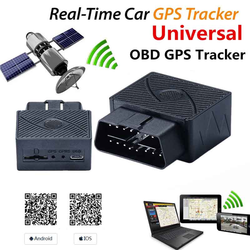 Portable Car GPS Real-Time Tracker OBD II OBD2 Tracking Device
Portable Car GPS Real-Time Tracker OBD II OBD2 Tracking Device
