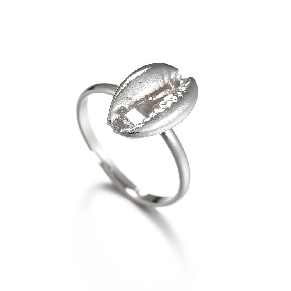 Ornaments Posimi Second Wind Concise Shell Combine Gold Ring