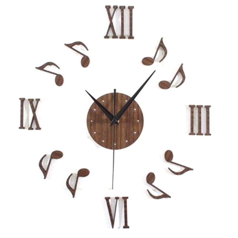 NEW Roman Numerals and Notes Mute Wall Clock Big Wall Clock Modern Big Needle Watch DIY Music Note Mirror Surface W
NEW Roman Numerals and Notes Mute Wall Clock Big Wall Clock Modern Big Needle Watch DIY Music Note Mirror Surface W