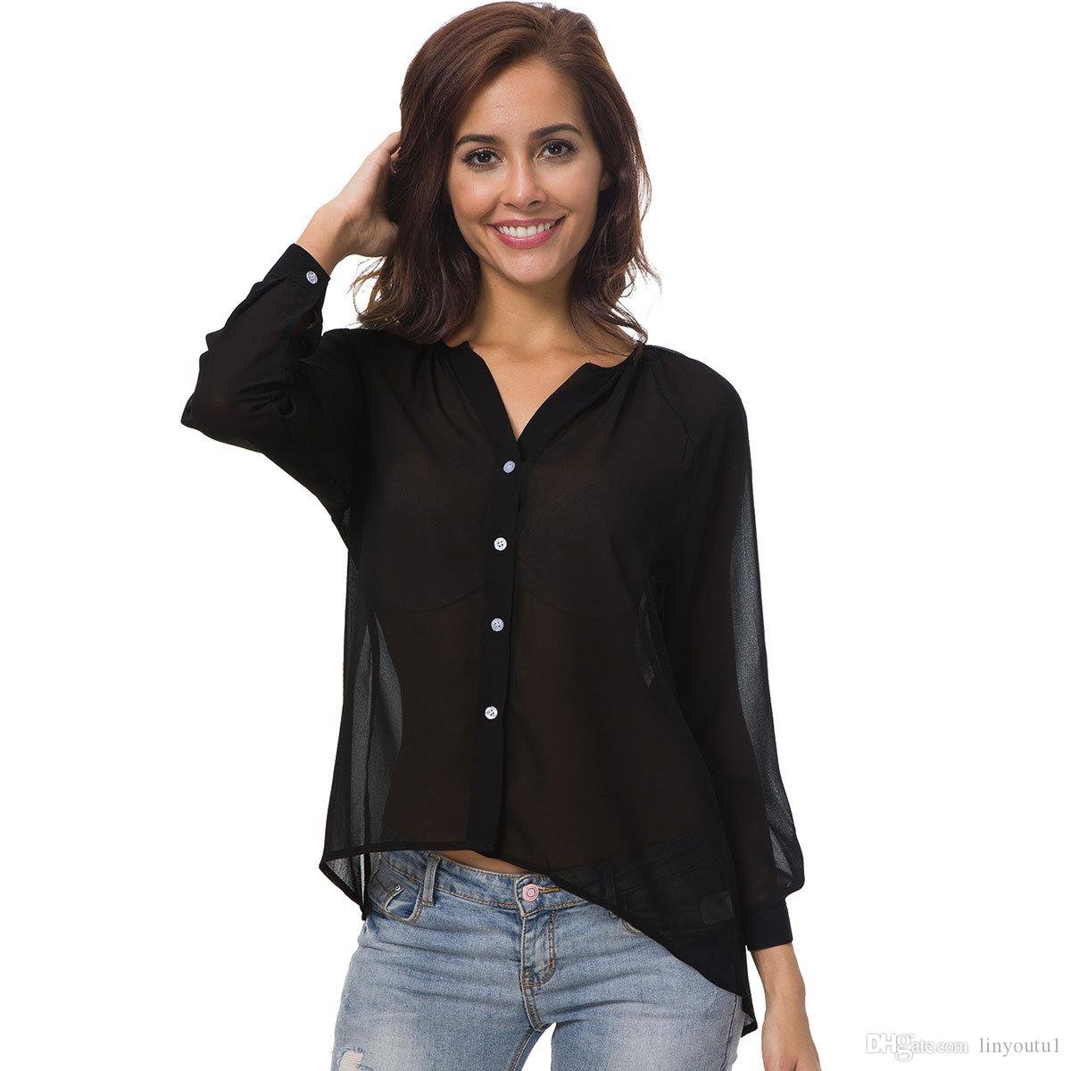 2020 Women White Shirt Long Sleeve Shirt Korean Pocket Women Clothes Streetwear Slim Chiffon Blouse Elegant Women Tops, 4#
2020 Women White Shirt Long Sleeve Shirt Korean Pocket Women Clothes Streetwear Slim Chiffon Blouse Elegant Women Tops, 4#