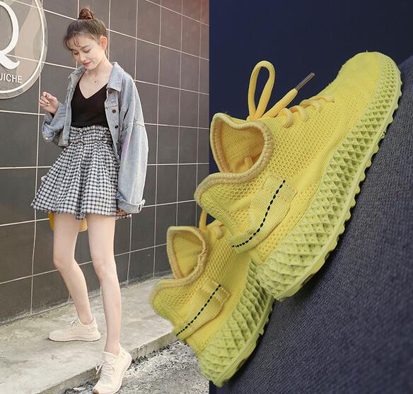 Coconut shoes female 2019 summer new girls women's net red shoes flat bottom Sao red breathable flying woven sports shoes, White
Coconut shoes female 2019 summer new girls women's net red shoes flat bottom Sao red breathable flying woven sports shoes, White