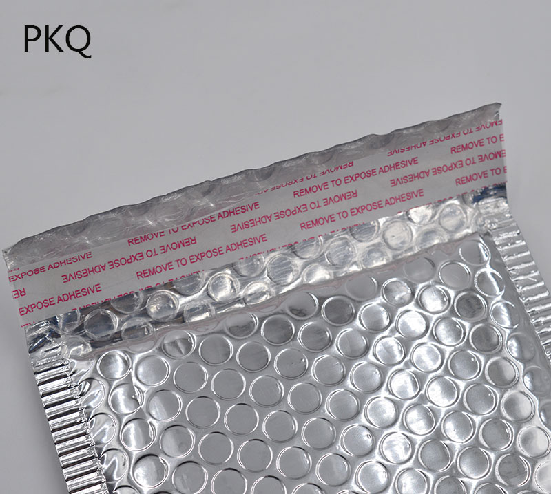 Gift Wrap 11*13cm Sliver Small Bubble Pack Envelopes Mini Packing Padded Envelope Bag Courier