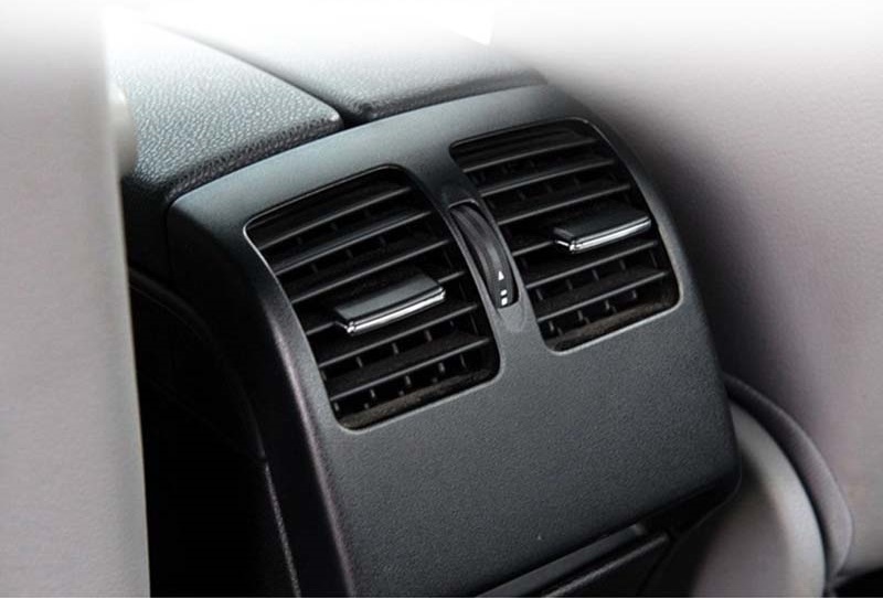 Car Rear Center Console A/C Air Conditioning Fresh Vent Outlet Grille Cover for Mercedes Benz C Class W204 2007-2014