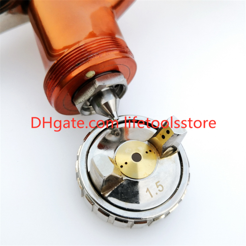 LVMP W400 Spray Gun Car Finish Painting tool 15mm Nozzle 600cc Cup Gravity Automotive Finishing air spray gun Lacquer gun3589436