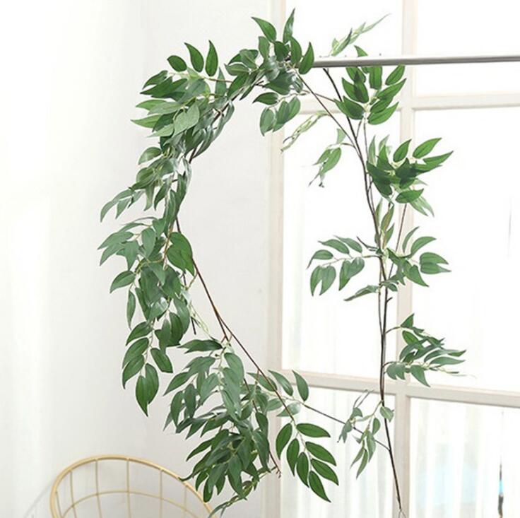 The Artificial willow vine green rattan for wedding and home garden decorations hanging decorative green leaves AP008
The Artificial willow vine green rattan for wedding and home garden decorations hanging decorative green leaves AP008