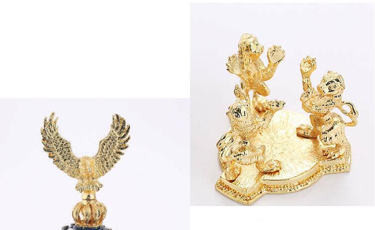Decorative Objects & Figurines Easter Egg pearl jewelry storage box Easter bejeweled trinket metal gifts Russian Style
