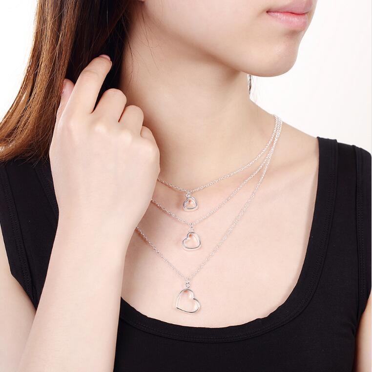 High grade 925 sterling silver Bracelet necklace hanging hollow piece jewelry sets DFMSS425 brand new Factory direct sale wedding 925 silver