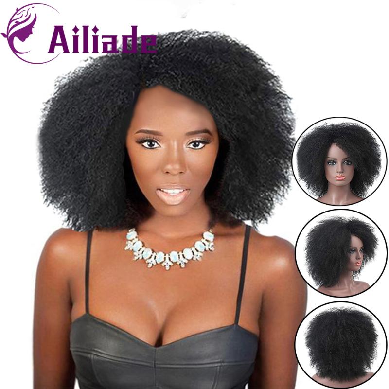 AILIADE Natural Short Kinky Curly Synthetic Wig Women High Temperature Fiber Wigs Black Blonde Synthetic Hair, 1b/30hl 
AILIADE Natural Short Kinky Curly Synthetic Wig Women High Temperature Fiber Wigs Black Blonde Synthetic Hair, 1b/30hl