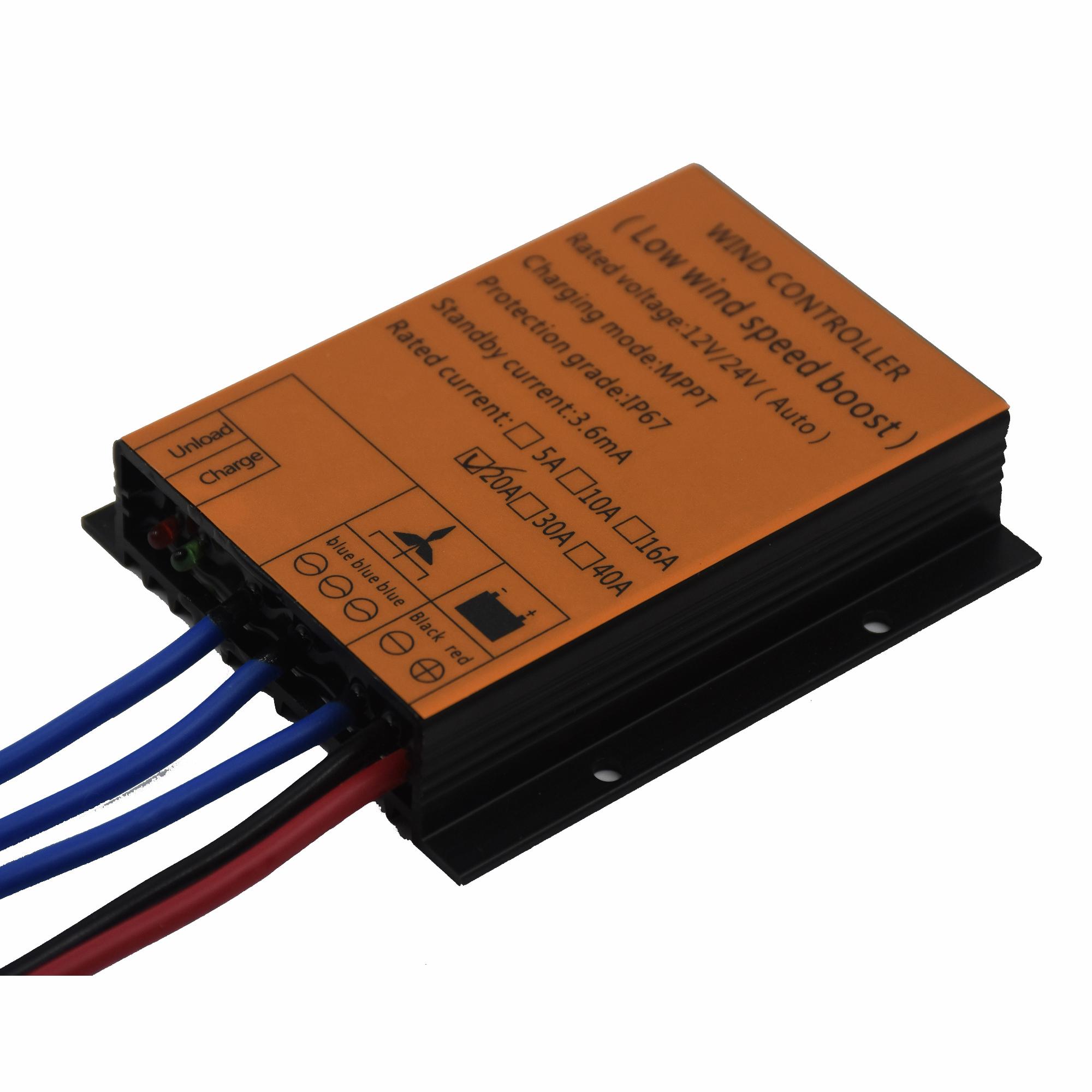 MPPT/BOOST 120W~720W 10A/16A/20A/30A wind charge controller for wind turbine generator, 12V/24V self-adaptive, water proof