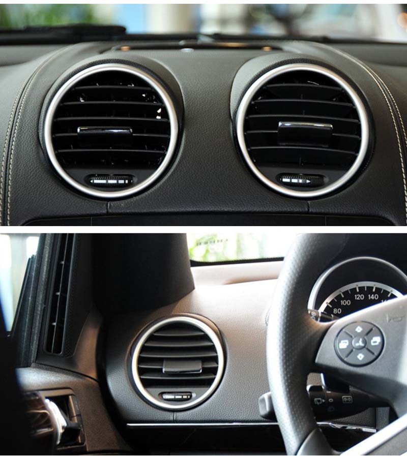 Front Center/Left/Right A/C Air Vent Outlet Grille Repair Kit for Mercedes Benz ML-Class Series GL-Class W164 ML300 GL450