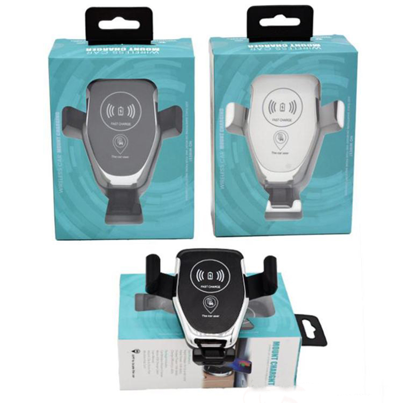 10W 3.1A Fast Chargers Gravity Auto Qi fast Wireless Charger With One-Hand Operation Holder For IX XR XS Max 8 Plus Samsung Smart Phones
10W 3.1A Fast Chargers Gravity Auto Qi fast Wireless Charger With One-Hand Operation Holder For IX XR XS Max 8 Plus Samsung Smart Phones