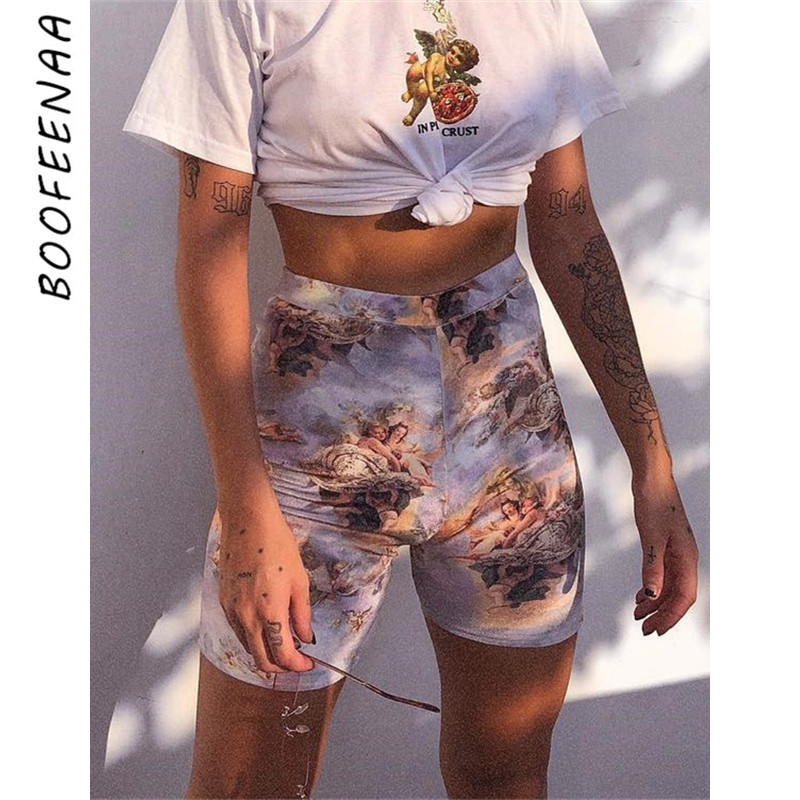 BOOFEENAA Angel Print Sexy Sheer Mesh High Waist Shorts Women 2020 Summer Casual Leggings Biker Shorts Cute Short Mujer C67-G51, As pic
BOOFEENAA Angel Print Sexy Sheer Mesh High Waist Shorts Women 2020 Summer Casual Leggings Biker Shorts Cute Short Mujer C67-G51, As pic
