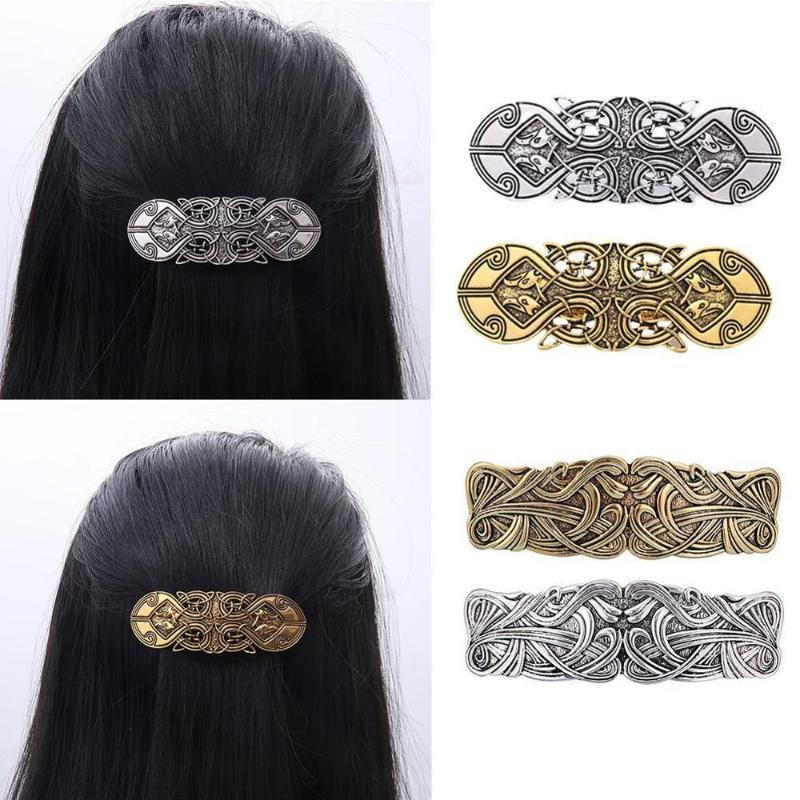Antique Silver Gold North Vikings Dragon French Barrette Retro Vintage Viking Hair Clip Hair Jewelry for Women Gifts Access
Antique Silver Gold North Vikings Dragon French Barrette Retro Vintage Viking Hair Clip Hair Jewelry for Women Gifts Access