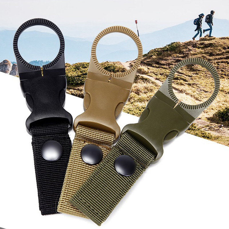 Outdoor tactical Nylon Webbing Buckle Hook Water Bottle Holder Clip EDC Multi-function Carabiner Portable Water Bottle Hanging Water Clip
Outdoor tactical Nylon Webbing Buckle Hook Water Bottle Holder Clip EDC Multi-function Carabiner Portable Water Bottle Hanging Water Clip
