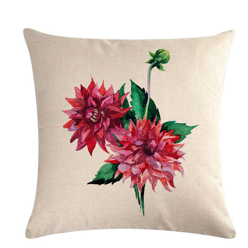 Spring Flower Pattern Cushion Cover Pillow Pillowcase Flax Throw Pillows Home Decor Pillowcover 45*45Cm, Style 2
Spring Flower Pattern Cushion Cover Pillow Pillowcase Flax Throw Pillows Home Decor Pillowcover 45*45Cm, Style 2