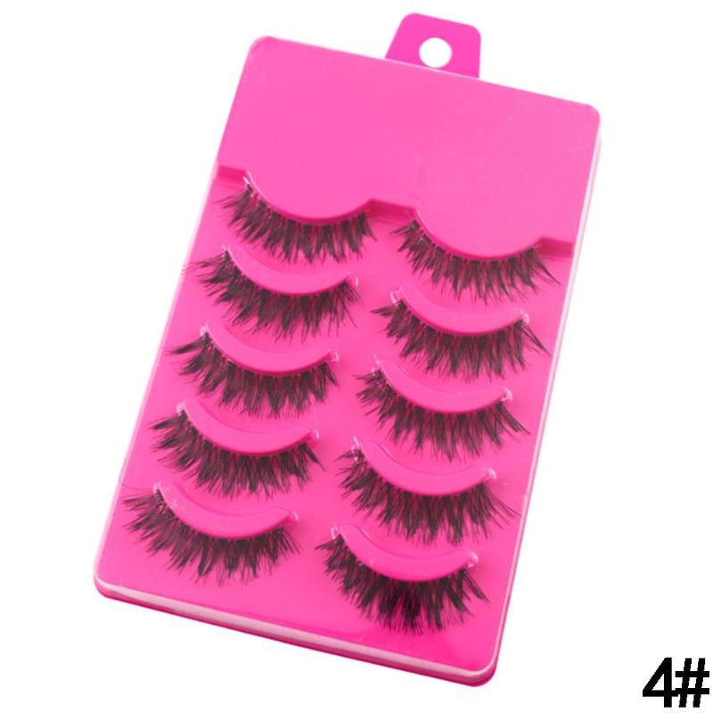 5 Pairs/set Stunning Makeup Handmade Messy Cross Natural Lashes Eye Tools Eyelashes Charming Extension False X3Q1
5 Pairs/set Stunning Makeup Handmade Messy Cross Natural Lashes Eye Tools Eyelashes Charming Extension False X3Q1