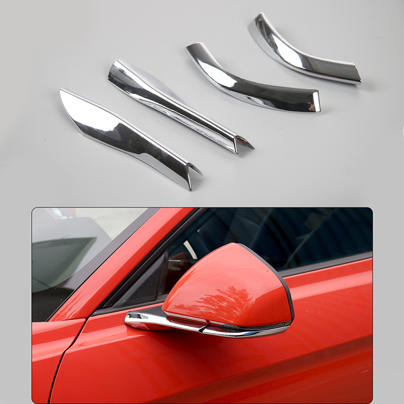 ABS Car Rearview Mirror Pedestal Trim Accessories for Ford Mustang
