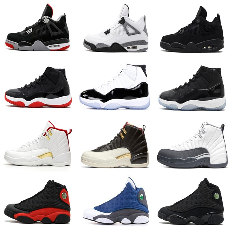 11 11s Bred Concord Men Basketball Shoes 4 White Cement 12 12s Reverse Taxi 13 13s Chicago Flint Women Sports Sneakers With Box, Color 26
11 11s Bred Concord Men Basketball Shoes 4 White Cement 12 12s Reverse Taxi 13 13s Chicago Flint Women Sports Sneakers With Box, Color 26