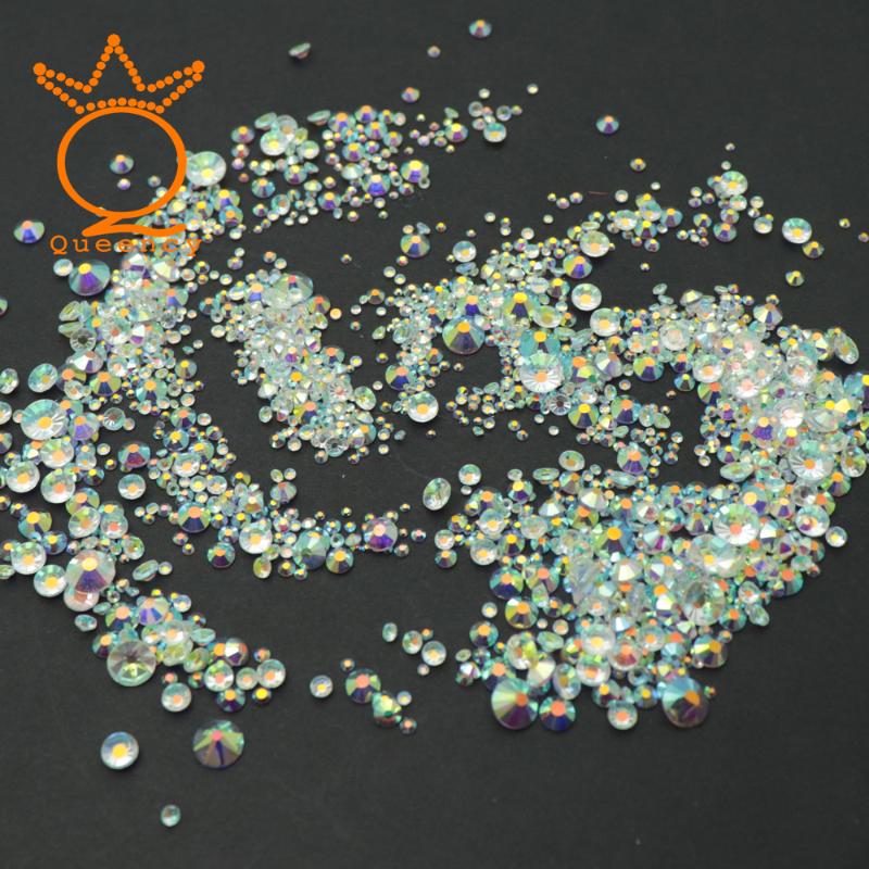1 Bag 1440pcs Nail Rhinestone Multi-size Flat Bottom SS3-SS30 naked AB FlatBack Studs Manicure 3D Nail Art Decorations
1 Bag 1440pcs Nail Rhinestone Multi-size Flat Bottom SS3-SS30 naked AB FlatBack Studs Manicure 3D Nail Art Decorations