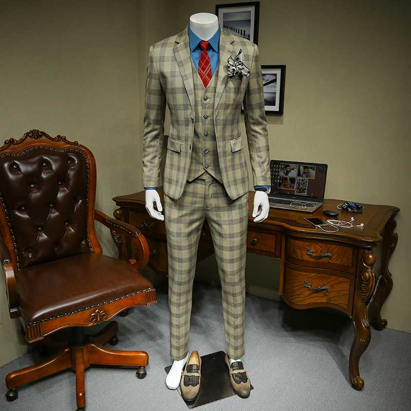 XM GEEKI Men Casual Suit Jackets Spring and Summer Suits Blazers Slim Fit Mens 3 Pieces Suits Male Dark Khaki Plaid Suit 365wt36, Jacket
XM GEEKI Men Casual Suit Jackets Spring and Summer Suits Blazers Slim Fit Mens 3 Pieces Suits Male Dark Khaki Plaid Suit 365wt36, Jacket