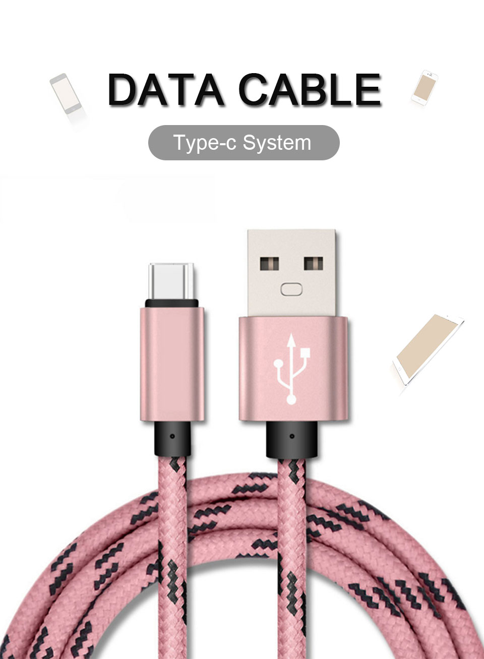 USB Type C Cable 25cm 1m 1.5m 2m 3m Fast Charging Type-C Cables For Samsung S10 S9 S8 Plus Huawei P30 Pro Xiaomi Mi9 Long Wire, Black
USB Type C Cable 25cm 1m 1.5m 2m 3m Fast Charging Type-C Cables For Samsung S10 S9 S8 Plus Huawei P30 Pro Xiaomi Mi9 Long Wire, Black