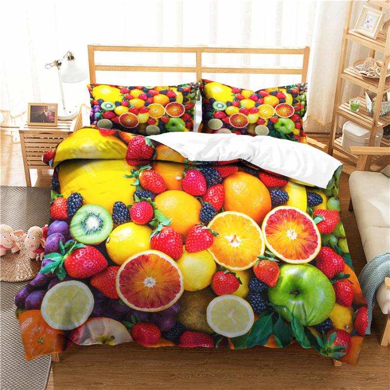 A Bedding Set 3D Printed Duvet Cover Bed Set Colorful Fruits Home Textiles for Adults Bedclothes with Pillowcase #SG01, As pic
A Bedding Set 3D Printed Duvet Cover Bed Set Colorful Fruits Home Textiles for Adults Bedclothes with Pillowcase #SG01, As pic
