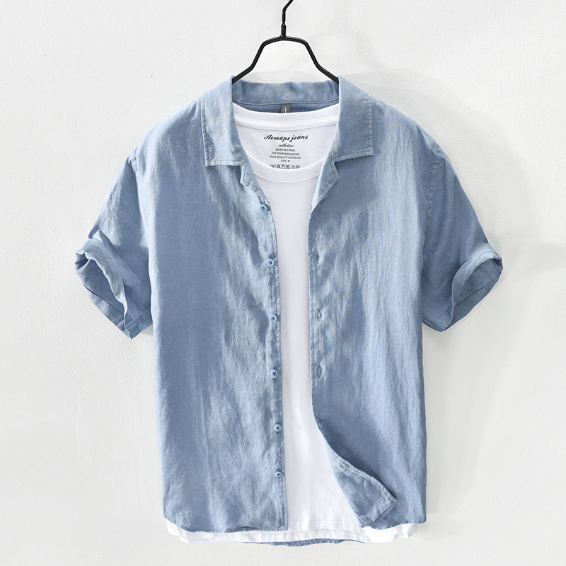 Natural Linen Shirts Men, Comfortable Breathable, Pure Linen, 2020 New Trend, Men Shirt Short Sleeve Shirt Men, Brown
Natural Linen Shirts Men, Comfortable Breathable, Pure Linen, 2020 New Trend, Men Shirt Short Sleeve Shirt Men, Brown