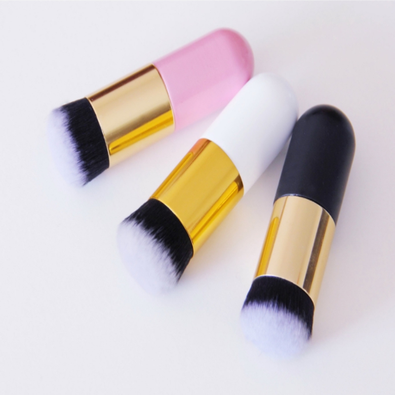 Fast shipping Little Fat pier Nail Brush Flat Makeup Brushes Professional Cosmetic Make up Brush Nail brushes