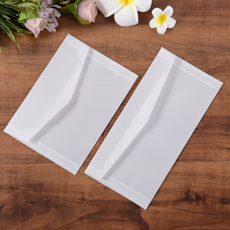 

10pcs/lot Translucent Sulfuric Acid Paper Envelopes DIY Multifunction Envelope Sets For Letter, Postcard Storage