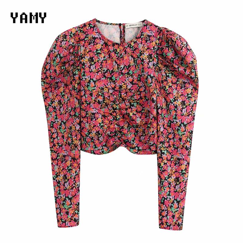 Zoravicky Womens tops and blouses long sleeve Summer Spring Cropped Tops puff sleeve floral Blouses Shirt zora Top Blusas 2020 
Zoravicky Womens tops and blouses long sleeve Summer Spring Cropped Tops puff sleeve floral Blouses Shirt zora Top Blusas 2020