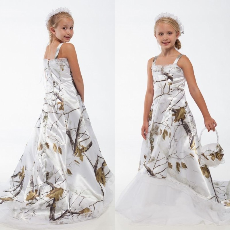 White Real Tree Camo Lace Flower Girl Dresses Custom Toddler Kids Formal Wedding Wear Camouflage Satin Birthday Party Gowns, Green
White Real Tree Camo Lace Flower Girl Dresses Custom Toddler Kids Formal Wedding Wear Camouflage Satin Birthday Party Gowns, Green